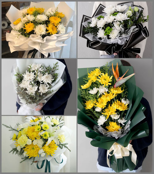 四川成都邛崃市南宝山镇金花村白事花束代送